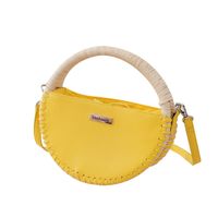 Women's Small Pu Leather Rattan Solid Color Streetwear String Crossbody Bag main image 4