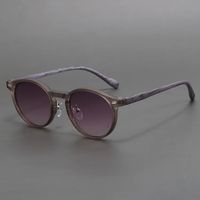 Simple Style Classic Style Commute Oval Ac Oval Frame Full Frame Glasses main image 1