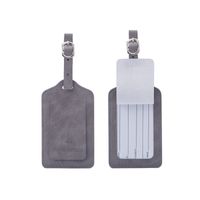 Pu Leather Solid Color Luggage Tag main image 3