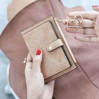 Women's Solid Color Pu Leather Zipper Wallets main image 4