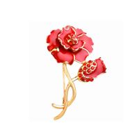 Elegant Lady Classic Style Flower Alloy Enamel Inlay Rhinestones Women's Corsage Brooches main image 1