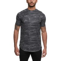 Men's Solid Color Camouflage Simple Style Round Neck Short Sleeve Loose Men's T-shirt main image 1