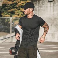 Men's Solid Color Camouflage Simple Style Round Neck Short Sleeve Loose Men's T-shirt main image 5
