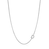 Wholesale Elegant Modern Style Classic Style Letter Copper Inlay Zircon Pendant Necklace sku image 9