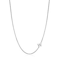 Wholesale Elegant Modern Style Classic Style Letter Copper Inlay Zircon Pendant Necklace sku image 19