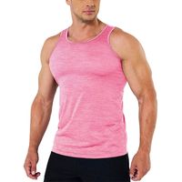 Men's Solid Color Simple Style U Neck Men's Tops main image 2