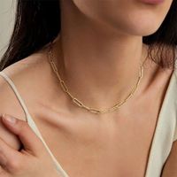 Titanium Steel Gold Plated Casual Simple Style Classic Style Geometric Choker main image 5