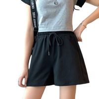 Women's Holiday Simple Style Solid Color Shorts Sweatpants main image 2