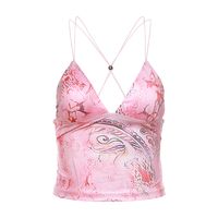 Women's Camisole Tank Tops Printing Backless Sexy Printing Tie Dye main image 1