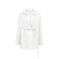 Women's Cardigan Blouse Long Sleeve Blouses Elegant Solid Color main image 4