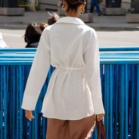 Women's Cardigan Blouse Long Sleeve Blouses Elegant Solid Color main image 5