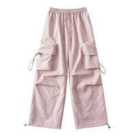 Women's Holiday Daily Streetwear Solid Color Full Length Casual Pants Cargo Pants main image 4