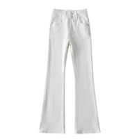 Women's Daily Simple Style Solid Color Full Length Flared Pants Jeans main image 2