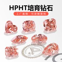 Laboratory Diamond Luxurious Oval Water Droplets Heart Shape Jewelry Accessories sku image 19