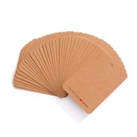 Simple Style Solid Color Paper Paper Card main image 3