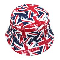 Unisex Casual British Style National Flag Wide Eaves Bucket Hat main image 2