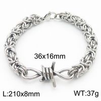 304 Stainless Steel Simple Style Knot Bracelets Necklace sku image 15