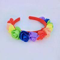 Cute Floral Plastic Casual Daily Hair Band sku image 1