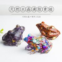 Simple Style Frog Natural Crystal Artificial Decorations sku image 5