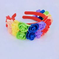 Cute Floral Plastic Casual Daily Hair Band main image 4