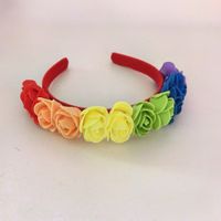 Cute Floral Plastic Casual Daily Hair Band sku image 2