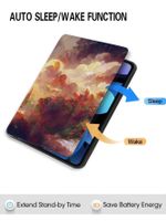 Plastic Clouds Tie Dye Plant Pastoral Tablet PC Protective Sleeve Phone Accessories main image 4