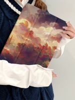 Plastic Clouds Tie Dye Plant Pastoral Tablet PC Protective Sleeve Phone Accessories sku image 1