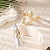 Glam Romantic Commute Solid Color 14K Gold Plated White Gold Plated Alloy Wholesale Rings Bracelets Jewelry Set main image 3