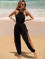 Women's Sleeveless Bodysuits Vacation Solid Color main image 1