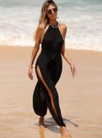 Women's Sleeveless Bodysuits Vacation Solid Color main image 2