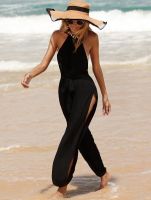 Women's Sleeveless Bodysuits Vacation Solid Color main image 4