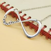 Vintage Style Simple Style Letter Infinity Alloy Unisex Pendant Necklace Necklace Choker main image 3