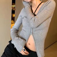 Women's Knitwear Long Sleeve Sweaters & Cardigans Casual Vacation Solid Color main image 2