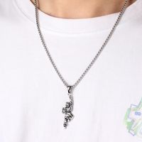 Casual Hip-Hop Retro Human 304 Stainless Steel Men's main image 1
