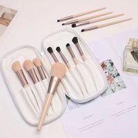 Elegant Plastic Plastic Handle Makeup Brushes 1 Set sku image 4