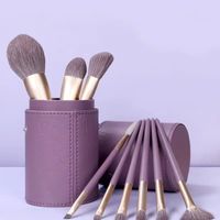 Simple Style Color Block Plastic Makeup Brushes None 1 Set sku image 4