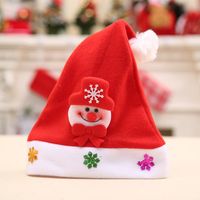 Navidad Lindo Papá Noel Monigote De Nieve Tela Fiesta Gorro Navideño sku image 11