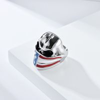 Hip-Hop Retro Color Block 304 Stainless Steel Plating 18K Gold Plated Men's Rings sku image 2