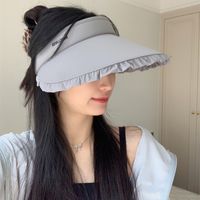 Women's Casual Sweet Letter Big Eaves Curved Eaves Topless Hat sku image 4