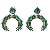 Simple Style Shiny Geometric Alloy Inlay Rhinestones Women's Earrings Necklace main image 7