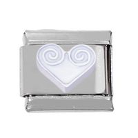 1 Piece 304 Stainless Steel Zircon Heart Shape Polished Bracelet Module sku image 11