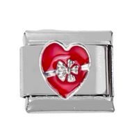 1 Piece 304 Stainless Steel Zircon Heart Shape Polished Bracelet Module sku image 16