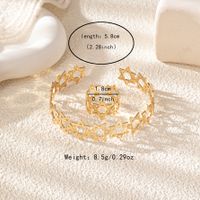 Elegant Romantic Commute Hexagram Star Alloy Wholesale Rings Bracelets Jewelry Set main image 2