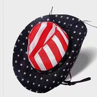 Unisex Retro National Flag Curved Eaves Fedora Hat sku image 2