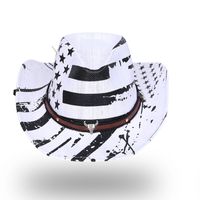 Unisex Retro National Flag Curved Eaves Fedora Hat sku image 15