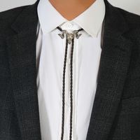 Décontractée Géométrique Faux Cuir Alliage Unisexe Colliers Bolo Cravate main image 6