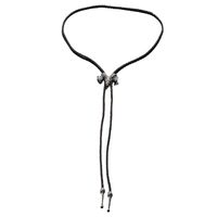 Casual Geometric Pu Leather Alloy Unisex Bolo Tie Necklaces main image 4