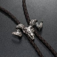 Casual Geometric Pu Leather Alloy Unisex Bolo Tie Necklaces main image 3