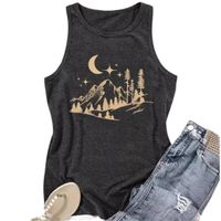 Women's Racerback Tank Tops Tank Tops Printing Streetwear Star Moon main image 5