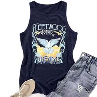 Women's Racerback Tank Tops Sleeveless T-Shirts Printing Streetwear Letter Bird main image 5